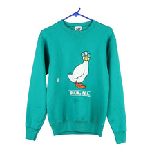  Vintage green Duck N.C. Lee Sweatshirt - mens small