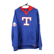  Vintage blue Texas Rangers Cooperstown Collection Hoodie - mens x-large