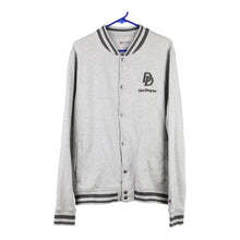  Vintage grey Dev Degree Champion Varsity Jacket - mens medium