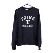  Vintage navy Trine University Champion Sweatshirt - mens medium