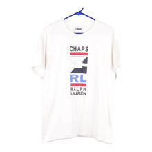  Vintage white Chaps Ralph Lauren T-Shirt - mens large