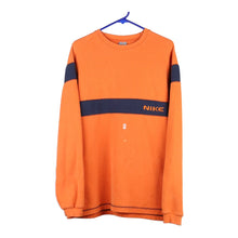  Vintage orange Nike Sweatshirt - mens large