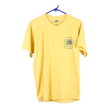  Vintage yellow Anvil T-Shirt - mens medium