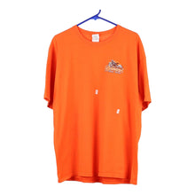  Vintage orange Delmary Bike Week Gildan T-Shirt - mens x-large