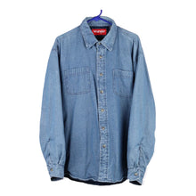  Vintage blue Wrangler Denim Shirt - mens x-large