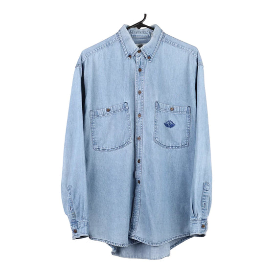 Vintage blue Dockers Denim Shirt - mens medium