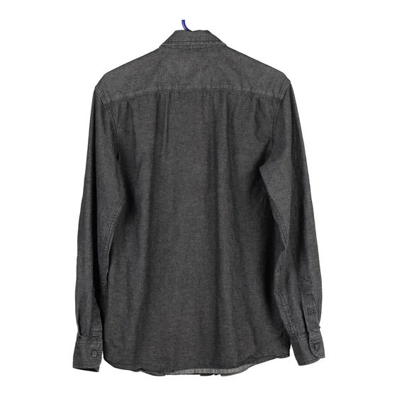 Vintage black Wrangler Denim Shirt - mens small