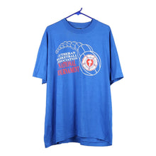  Vintage blue Lutheran Basketball Screen Stars T-Shirt - mens xx-large