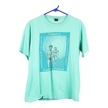  Vintage green Craftsbury, 1989 Anvil T-Shirt - mens small