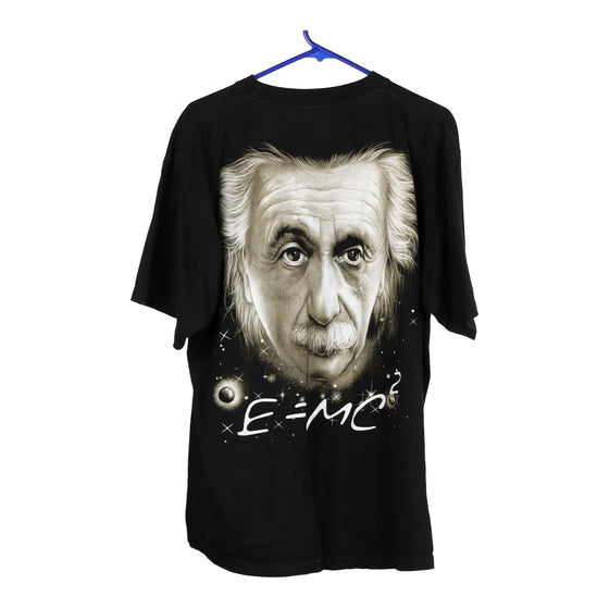 Vintage black Einstein The Roxx T-Shirt - mens x-large