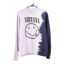  Vintage purple Nirvana Sweatshirt - womens small