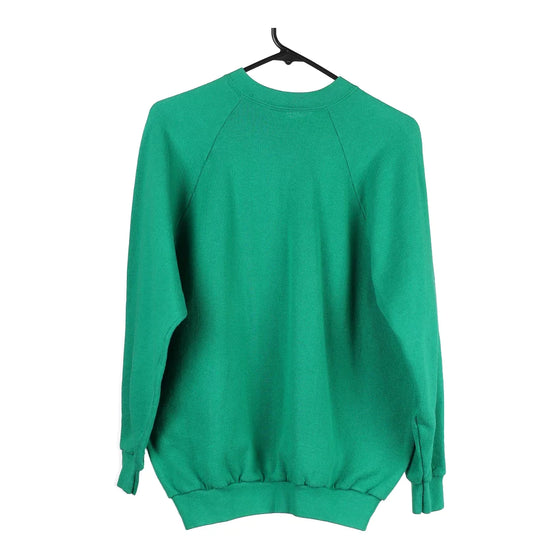 Vintage green Fruit Of The Loom Sweatshirt - womens large