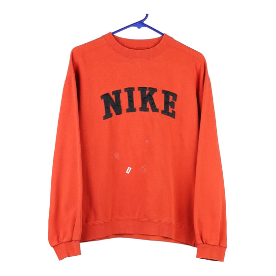Vintage orange Nike Sweatshirt - womens x-large
