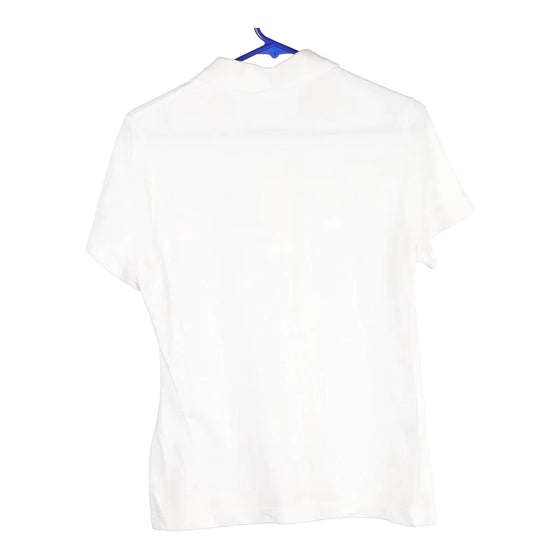 Vintage white Lacoste Polo Shirt - womens medium