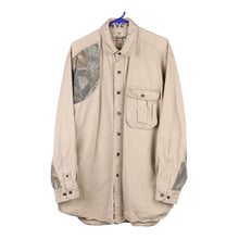  Vintage beige Wrangler Flannel Shirt - mens x-large