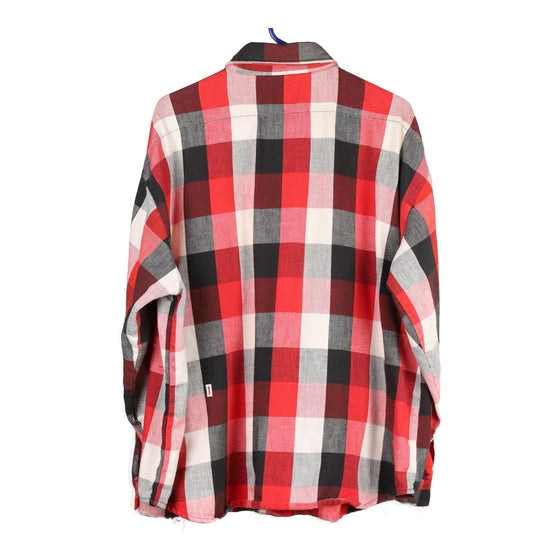 Vintage red Five Brother Flannel Shirt - mens x-large