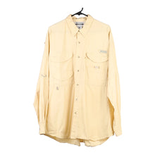  Vintage yellow Columbia Shirt - mens x-large