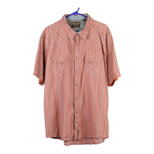  Vintage orange Wrangler Short Sleeve Shirt - mens xx-large