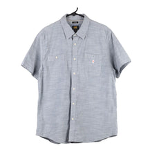  Vintage blue Lee Short Sleeve Shirt - mens x-large