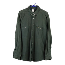  Vintage green Oshkosh Flannel Shirt - mens x-large