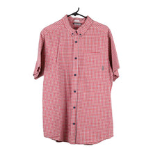  Vintage red Columbia Short Sleeve Shirt - mens large