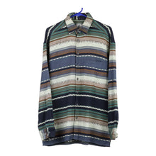  Vintage blue Club D'Amingo Flannel Shirt - mens medium