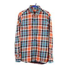  Vintage orange Unbranded Flannel Shirt - mens large