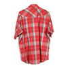 Vintage red Wrangler Short Sleeve Shirt - mens x-large