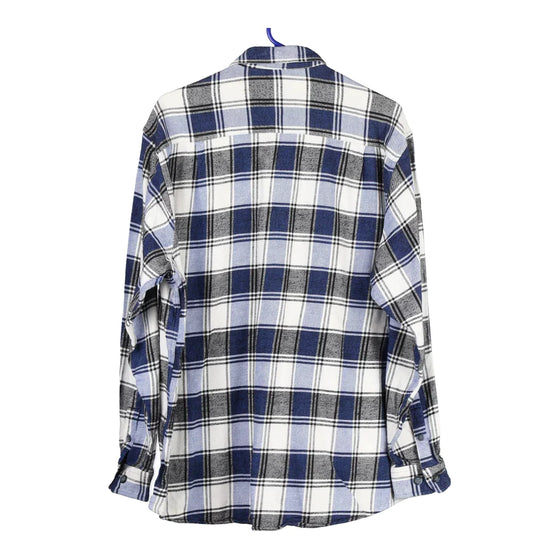Vintage blue Marcel Clair Flannel Shirt - mens x-large