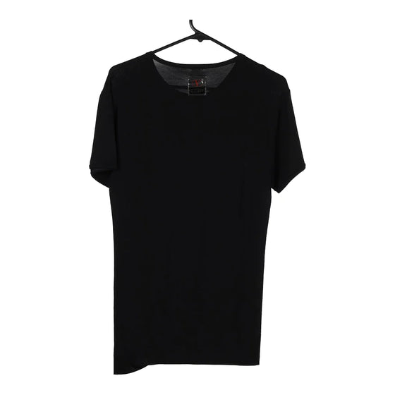 Vintage black Bootleg Valentino T-Shirt - mens small