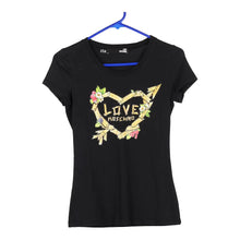  Vintage black Bootleg Love Moschino T-Shirt - womens x-small