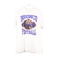  Vintage white Bronco Football Body Hunter T-Shirt - mens large