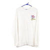 Vintage white Caribbean Soul Long Sleeve T-Shirt - mens x-large