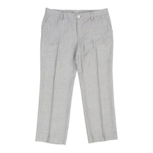  Vintage grey Burberry Trousers - mens 35" waist