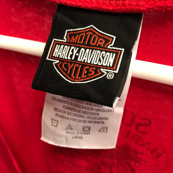 Vintage red Harley Davidson T-Shirt - womens large