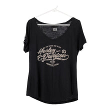  Vintage black Harley Davidson T-Shirt - womens medium