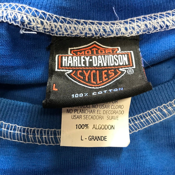 Vintage blue Harley Davidson T-Shirt - womens large