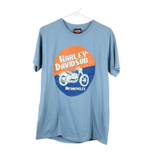 Vintage blue Wisconsin Harley Davidson T-Shirt - mens small