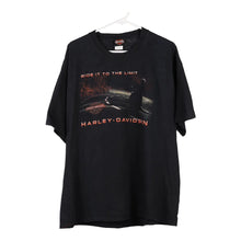  Vintage black Hot Metal Harley Davidson T-Shirt - mens x-large