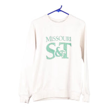  Vintage white Missouri S&T Champion Sweatshirt - womens medium