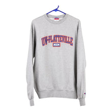  Vintage grey UW-Platteville Mom Champion Sweatshirt - womens medium