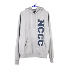  Vintage grey National County Community College Champion Hoodie - mens large