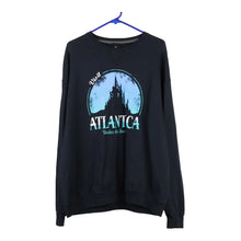  Vintage blue Atlantica Disney Princess Sweatshirt - womens xxx-large
