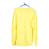 Vintage yellow Hanes Long Sleeve T-Shirt - mens large
