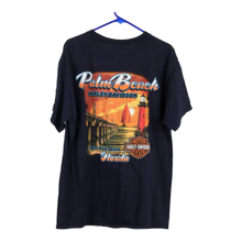  Pre-Loved navy West Palm Beach, Florida Harley Davidson T-Shirt - mens large