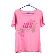  Vintage pink Avirex T-Shirt - womens x-large