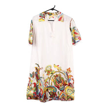  Vintage white H. Akbar Shirt Dress - womens x-large
