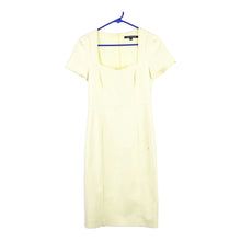  Vintage yellow French Connection Midi Dress - womens small