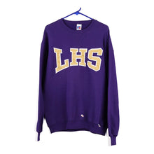  Vintage purple LHS Russell Athletic Sweatshirt - mens large