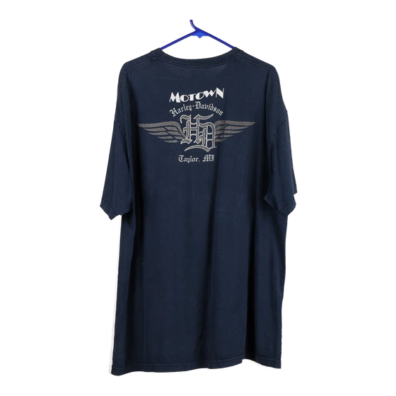 Vintageblue Motown, Taylor, MI Harley Davidson T-Shirt - mens xx-large